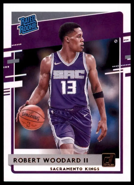 2020-21 Panini Donruss Robert Woodard II #219 Rookie Sacramento Kings Basketball