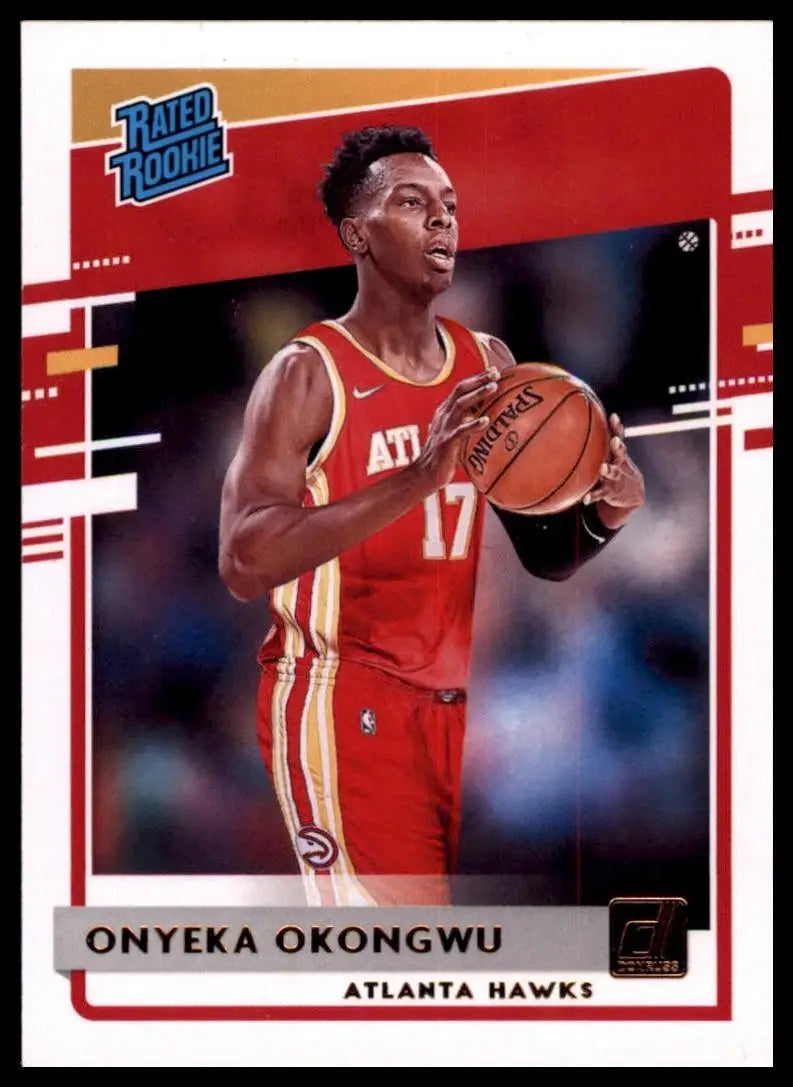 2020-21 Panini Donruss Rookie Onyeka Okongwu #228 Atlanta Hawks Basketball Card - Basketball Card Single