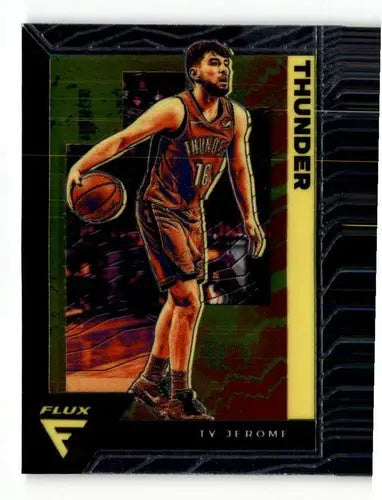 Basketball trading card from Panini Flux 2020-21 featuring Ty Jerome NM-MT Thunder