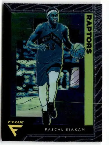 Original gloss Pascal Siakam basketball card from Panini Flux 2020-21 Simply Sandoval product