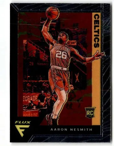 Original gloss Panini Flux Aaron Nesmith rookie basketball card from 2020-21 Simply Sandoval collection
