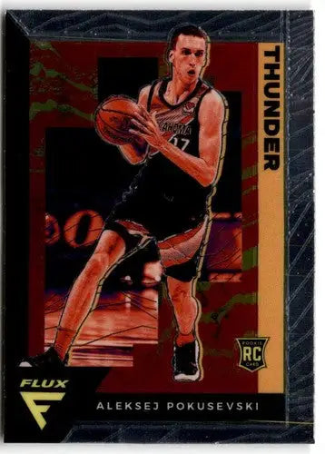 2020-21 Panini Flux #225 Aleksej Pokusevski NM-MT RC Rookie Thunder ID:41589 - Basketball Card Single