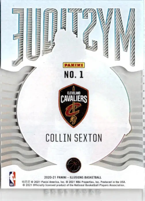 2020-21 Panini Illusions #1 Collin Sexton Mystique Sapphire - Basketball Card Single