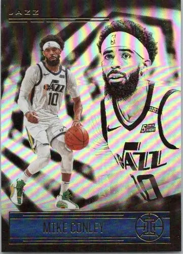 2020-21 Panini Illusions Mike Conley basketball card with original gloss sports cards