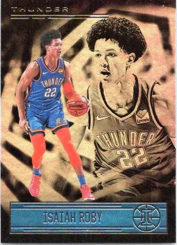 Isaiah Roby basketball card from Panini Illusions 2020-21 featuring original gloss design