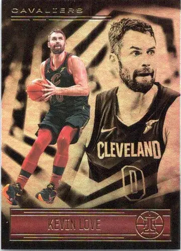 2020-21 Panini Illusions Kevin Love basketball card with original gloss featuring Cavaliers