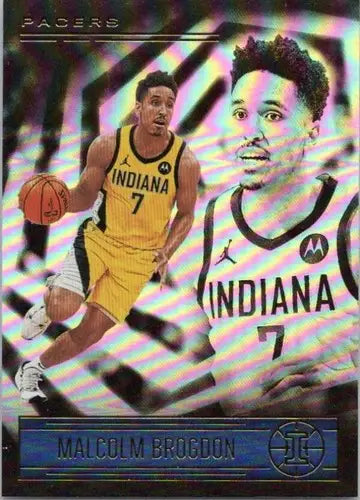 Malcolm Brogdon basketball card from Panini Illusions 2020-21 NM-MT Pacers ID 41788