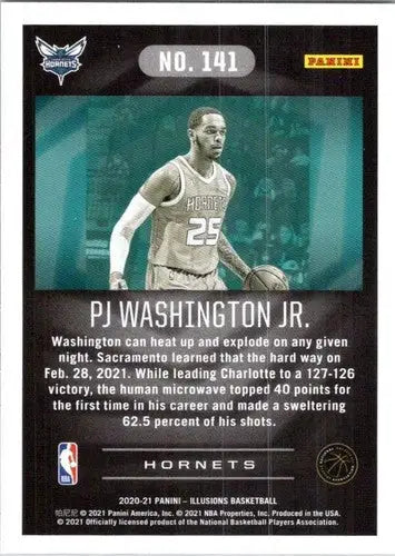 2020-21 Panini Illusions #141 PJ Washington Jr. NM-MT Hornets ID:41789 - Basketball Card Single