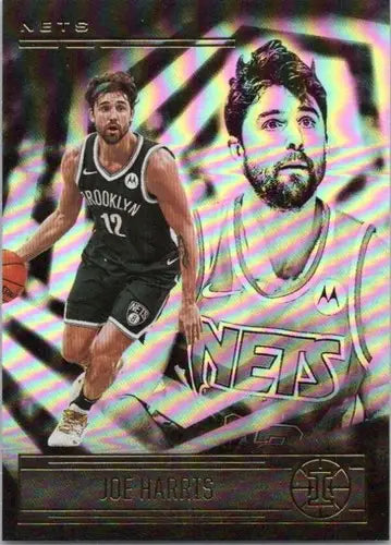 Original gloss Joe Harris basketball card from Panini Illusions 2020-21 Nets collection