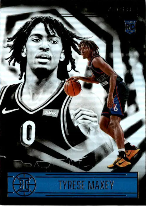 2020-21 Panini Illusions #162 Tyrese Maxey - Basketball Card Single