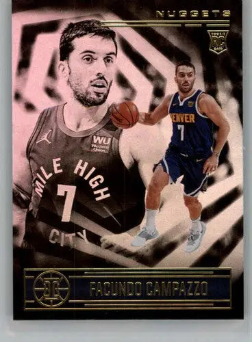 2020-21 Panini Illusions #170 Facundo Campazzo NM-MT RC Rookie Nuggets ID:41794 - Basketball Card Single