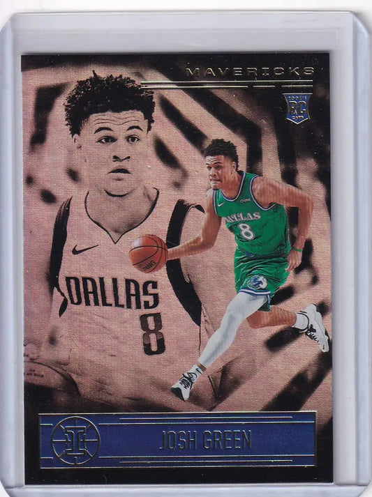 Josh Green Dallas Mavericks trading card from 2020-21 Panini Illusions #189
