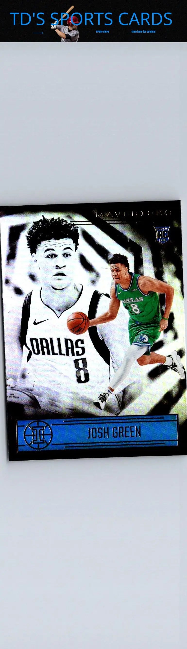 Josh Green basketball card from 2020-21 Panini Illusions collection