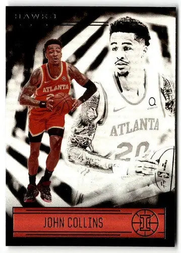 2020-21 Panini Illusions #32 John Collins NM Near Mint Hawks ID:41773 - Basketball Card Single