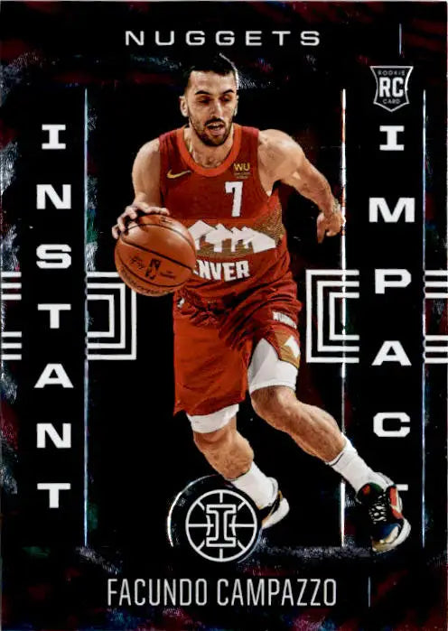 2020-21 Panini Illusions #4 Facundo Campazzo Instant Impact - Basketball Card Single