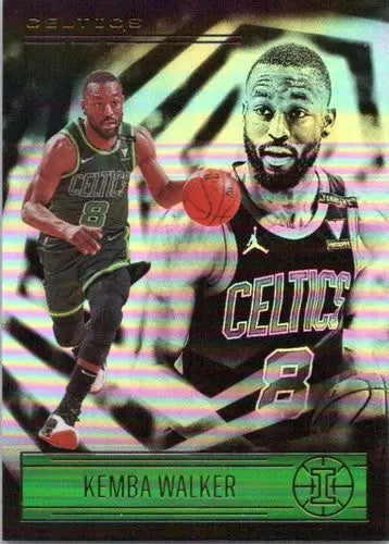Kemba Walker basketball card from 2020-21 Panini Illusions with original gloss for collectors