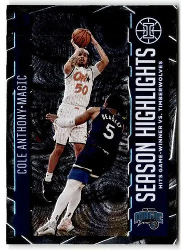 2020-21 Panini Illusions Season Highlights #2 Cole Anthony NM-MT Magic ID:41751 - Basketball Card Single