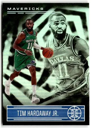 Original gloss Tim Hardaway Jr. basketball card from 2020-21 Panini Illusions Trophy Collection