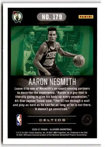 2020-21 Panini Illusions Trophy Collection Emerald #179 Aaron Nesmith N ID:41747 - Basketball Card Single