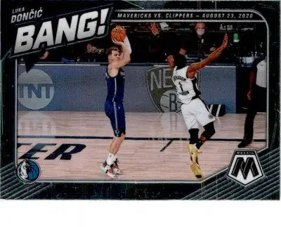 2020-21 Panini Mosaic #1 Luka Doncic Bang! - Basketball Card Single