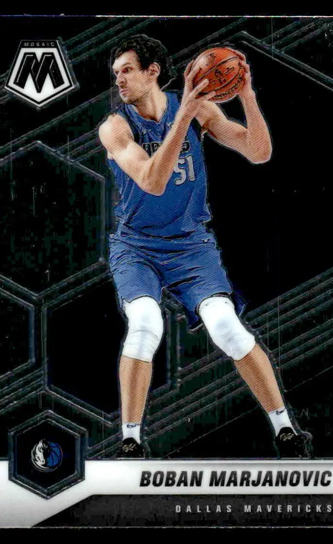 2020-21 Panini Mosaic #127 Boban Marjanovic Base Dallas Mavericks - Basketball Card Single