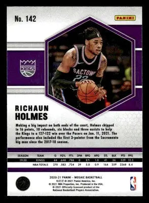 2020-21 Panini Mosaic #142 Richaun Holmes - Basketball Card Single