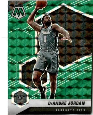 2020-21 Panini Mosaic #153 DeAndre Jordan Mosaic Green - Basketball Card Single