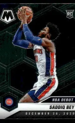 2020-21 Panini Mosaic #276 Saddiq Bey - Basketball Card Single