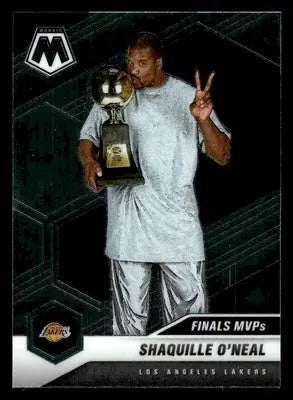 2020-21 Panini Mosaic #300 Shaquille O’Neal Finals MVP Los Angeles Lakers - Basketball Card Single