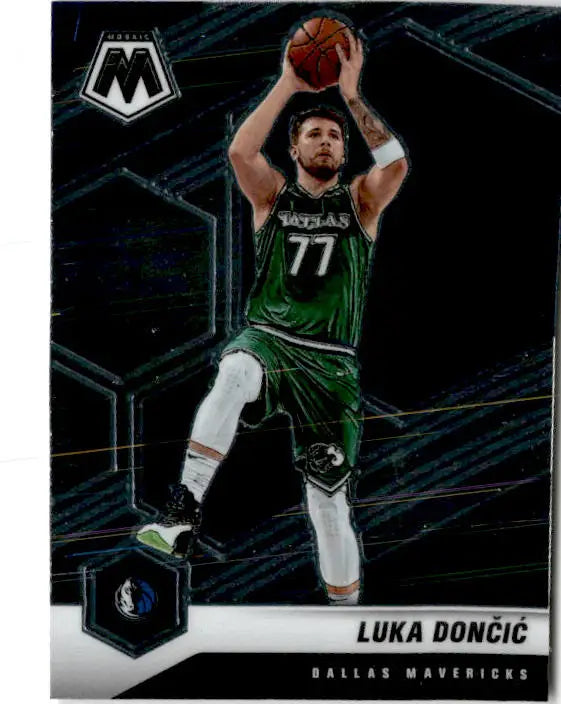 2020-21 Panini Mosaic #47 Luka Doncic - Basketball Card Single