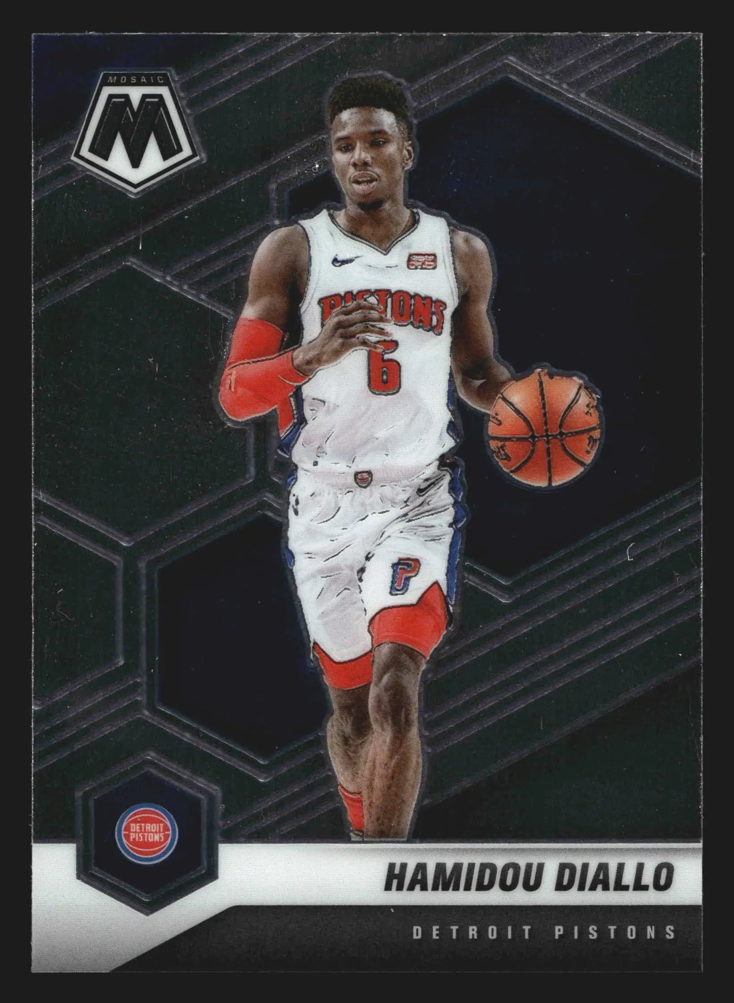 2020-21 Panini Mosaic Hamidou Diallo #145 Detroit Pistons