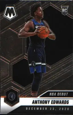 2020-21 Panini Mosaic RC Mosaic #261 Anthony Edwards - Basketball Card Single