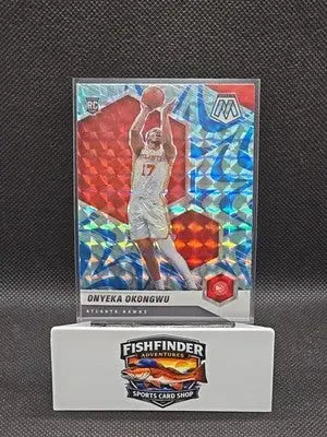 2020-21 Panini Mosaic - Rookie Onyeka Okongwu #225 Reactive Blue Prizm (RC) - Basketball Card Single