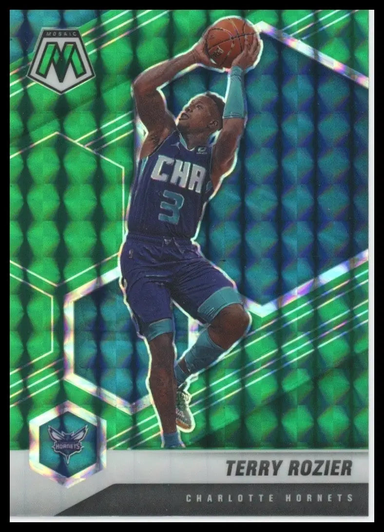 2020-21 Panini Mosaic - Terry Rozier #76 Green Mosaic Prizm
