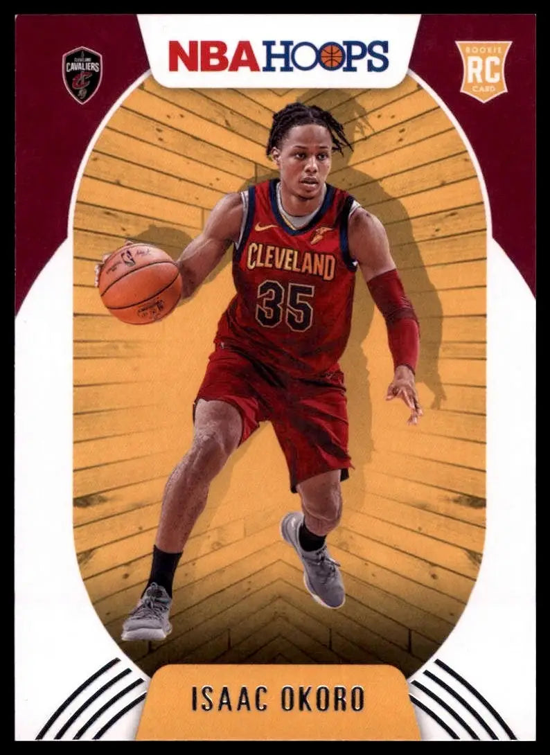2020-21 Panini NBA Hoops Isaac Okoro #244 Rookie Cleveland Cavaliers Basketball - Basketball Card Single