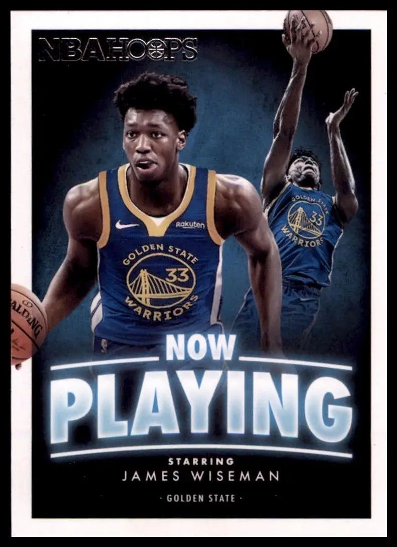 2020-21 Panini Noops Now Playing James Wiseman #SS-2 Golden State Warriors Card