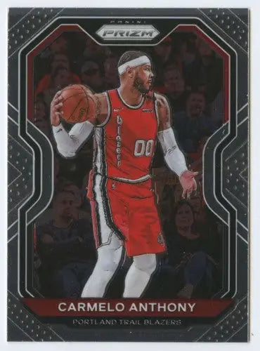 Carmelo Anthony basketball card from Panini Prizm with original gloss and NM-MT grade