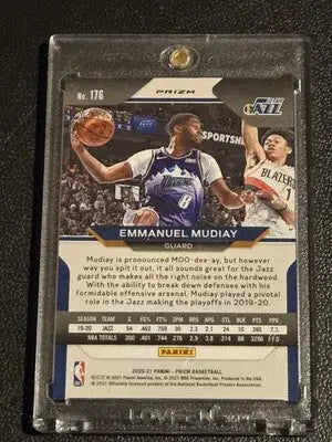 2020-21 Panini Prizm #176 Emmanuel Mudiay Red Prizms #/299 - Basketball Card Single