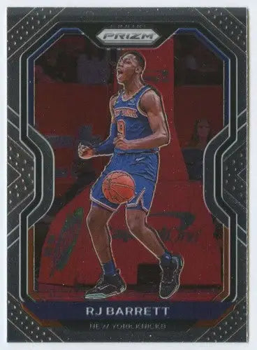 2020-21 Panini Prizm #241 RJ Barrett NM-MT Knicks - Basketball Card Single