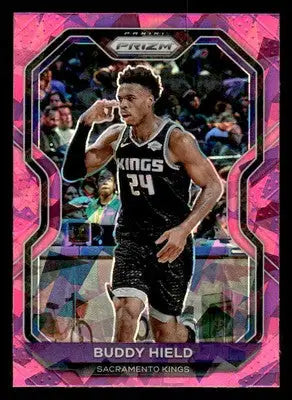 2020-21 Panini Prizm #36 Buddy Hield Pink Ice Prizms - Basketball Card Single