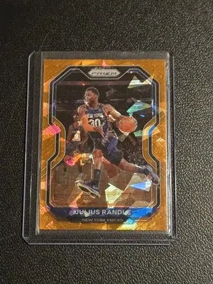 2020-21 Panini Prizm #54 Julius Randle Orange Ice Prizms - Basketball Card Single