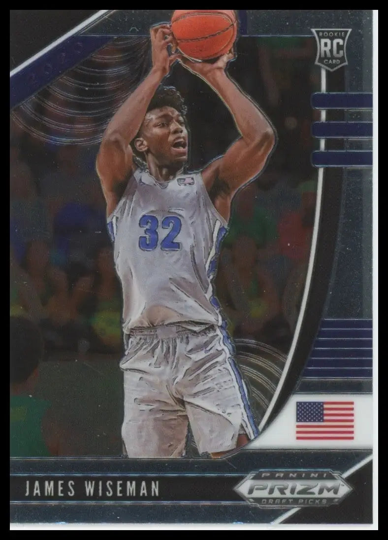 2020-21 Panini Prizm Draft Picks James Wiseman #42 Rookie Basketball Card NBA - Basketball Card Single