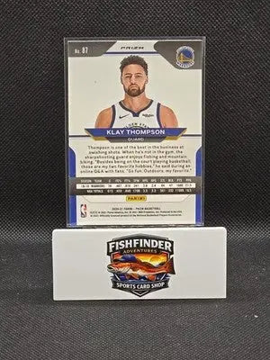 2020-21 Panini Prizm - Klay Thompson #87 Ruby Wave Prizm - Basketball Card Single