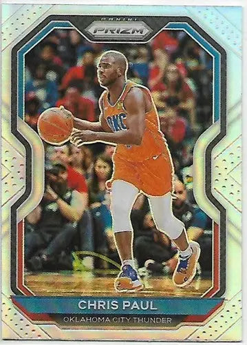 2020-21 Panini Prizm Prizms Silver #93 Chris Paul NM-MT Thunder - Basketball Card Single
