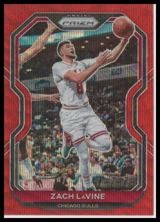 2020-21 Panini Prizm - Zach LaVine #234 Ruby Wave Prizm - Basketball Card Single