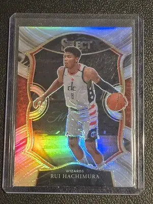 2020-21 Panini Select #13 Rui Hachimura Silver Prizms - Basketball Card Single
