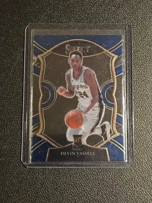 2020-21 Panini Select #71 Devin Vassell Blue - Basketball Card Single