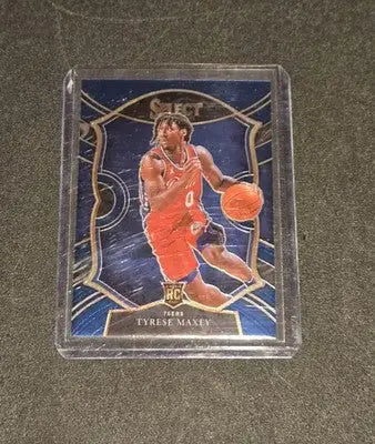2020-21 Panini Select #81 Tyrese Maxey - Basketball Card Single