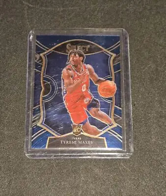 2020-21 Panini Select #81 Tyrese Maxey - Basketball Card Single