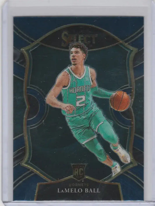 2020-21 Panini Select Blue #63 LaMelo Ball Charlotte Hornets - Basketball Card Single